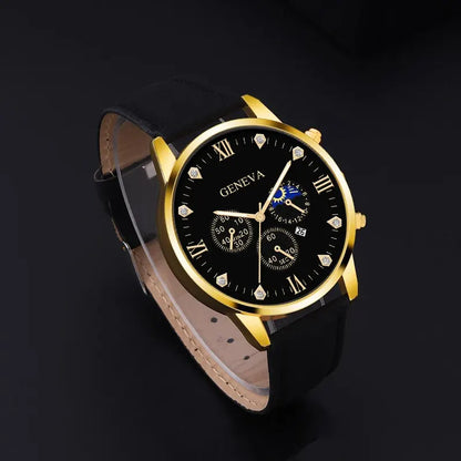 2pcs Luxury Mens Quartz